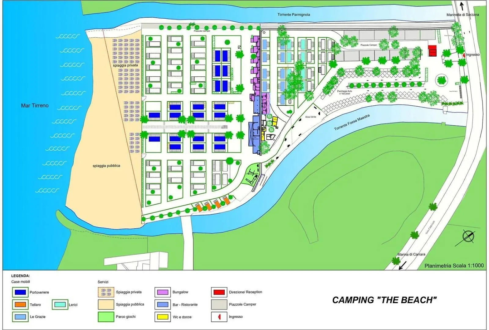 The Beach Camping Village Marina Di Carrara Italia